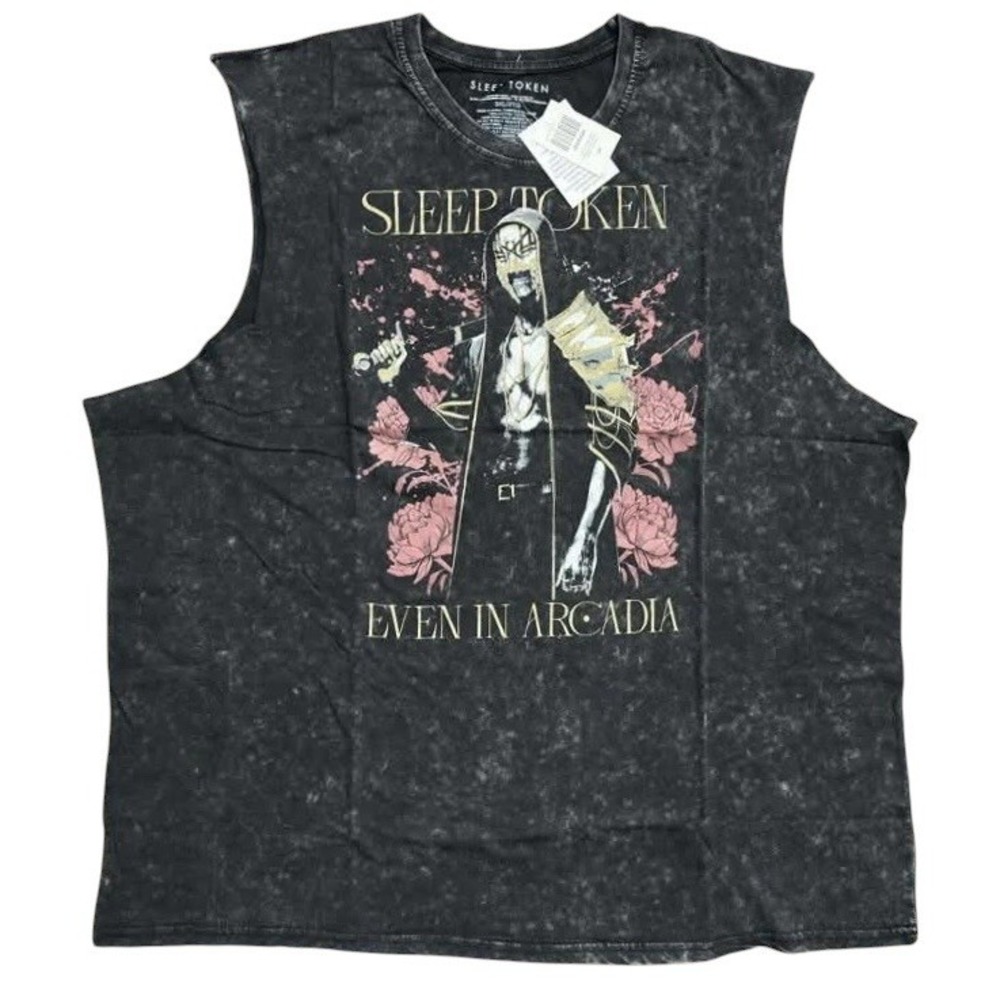 Hot Topic Sleep Token Even In Arcadia Muscle Tank Top Shirt Size 3XL